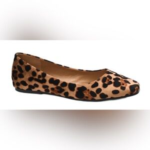 Corky Over It Flats In Leopard Velvet
Size 9